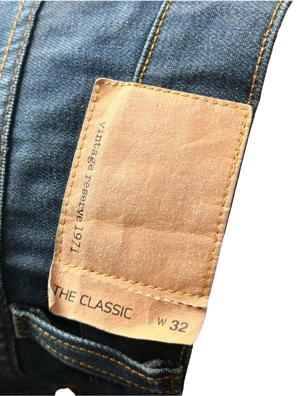 Joe’s Jeans Vintage Reserve 1971 The Classic W32 Made USA Dark Wash Jeans - Picture 5 of 10
